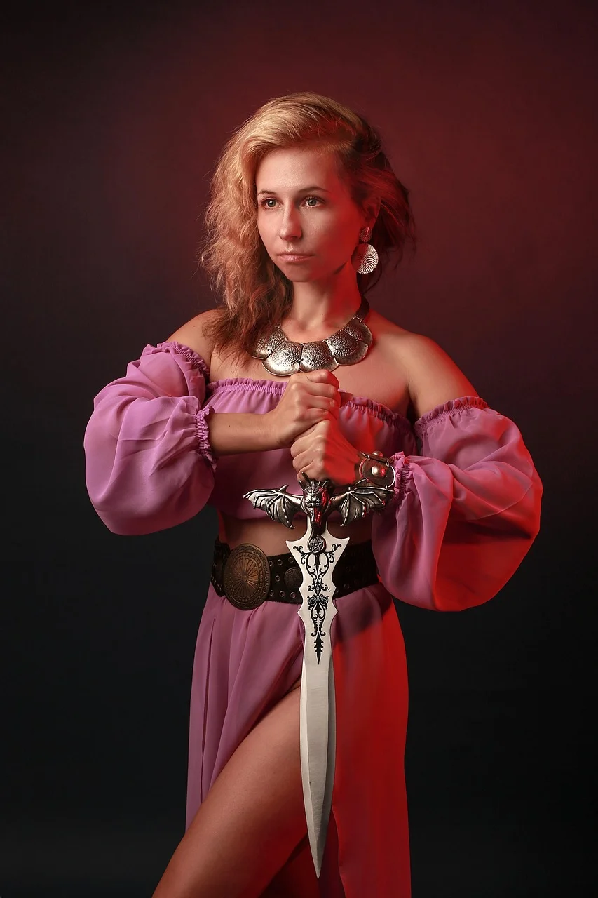 scheherazade, sword, fantasy, woman