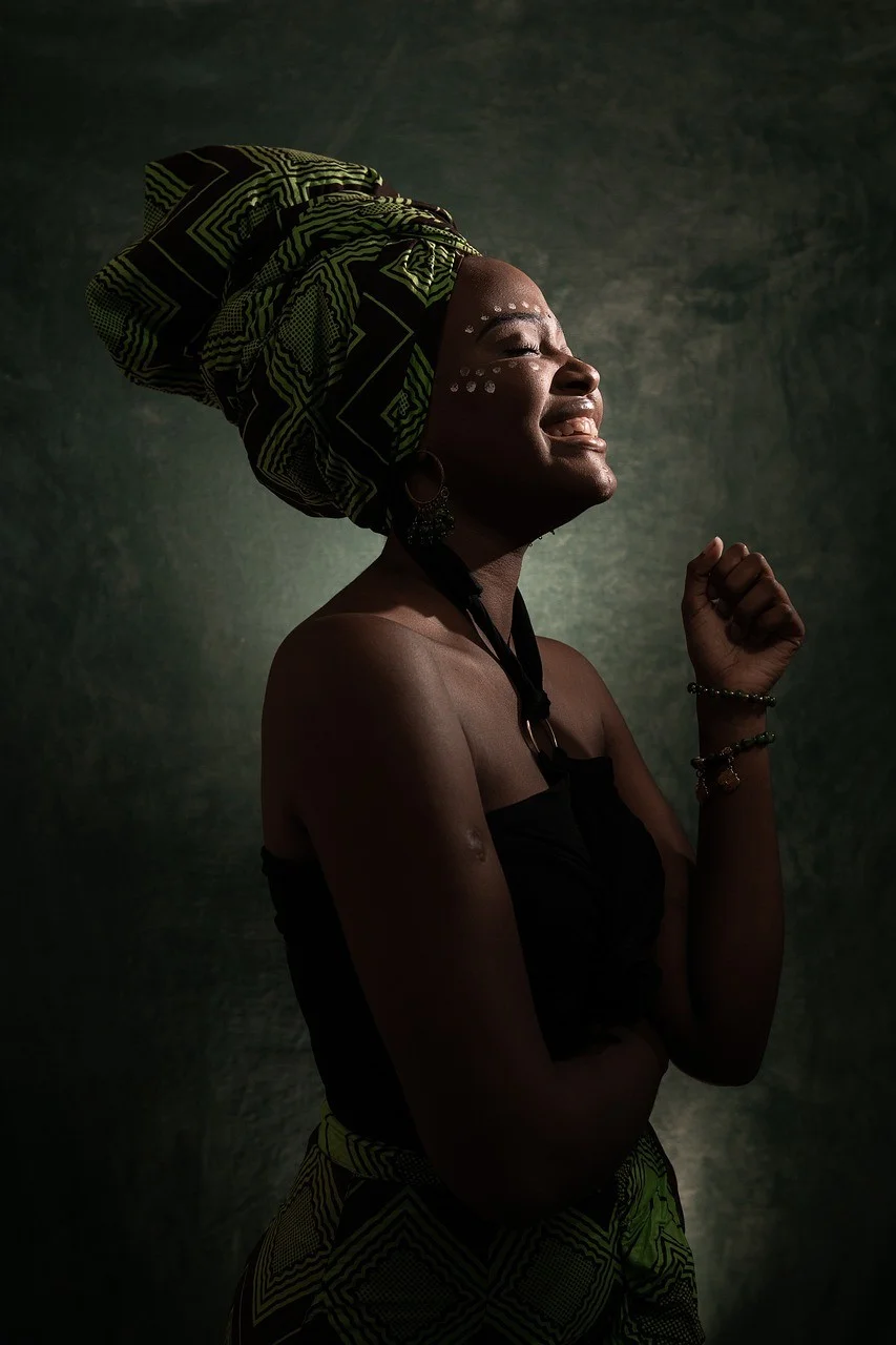 woman, afro, girl, lady