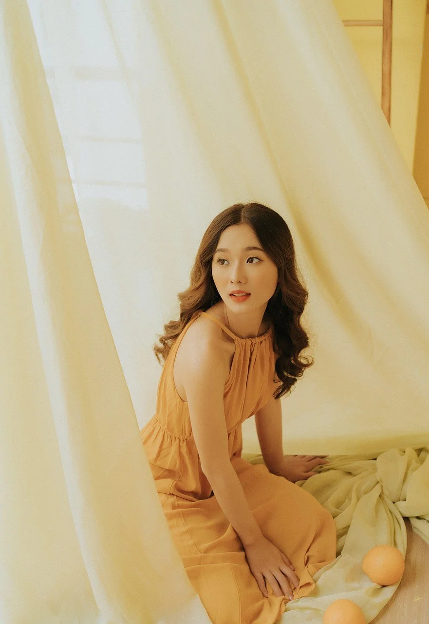 woman, model, dress, charming