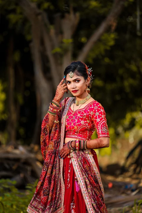 woman, bride, wedding, indian