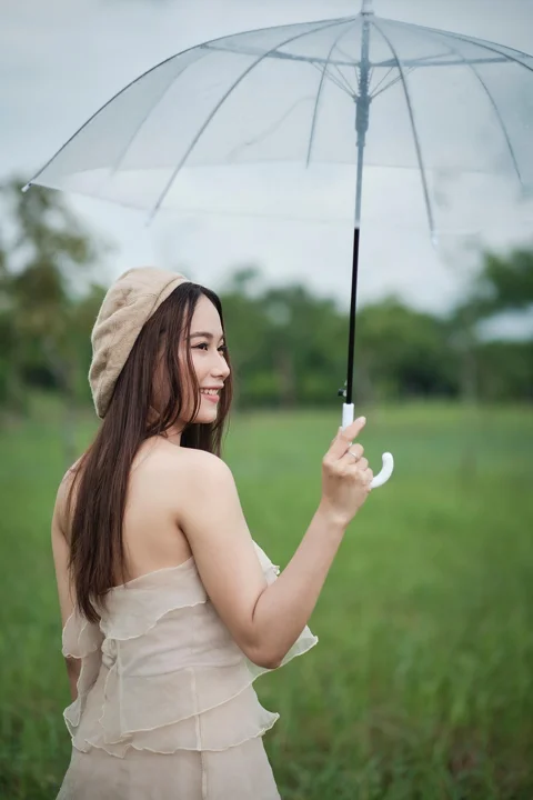 woman, model, posing, outdoors