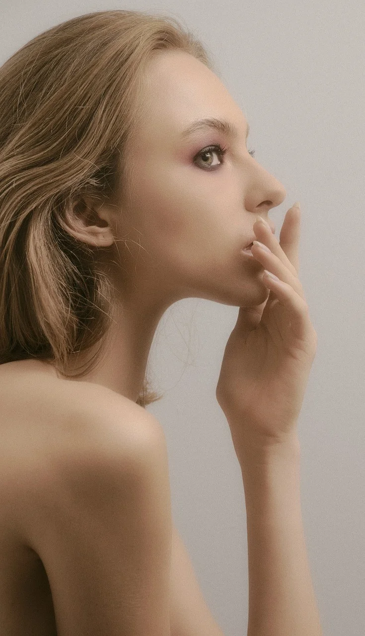 女性、模特、肖像、姿势