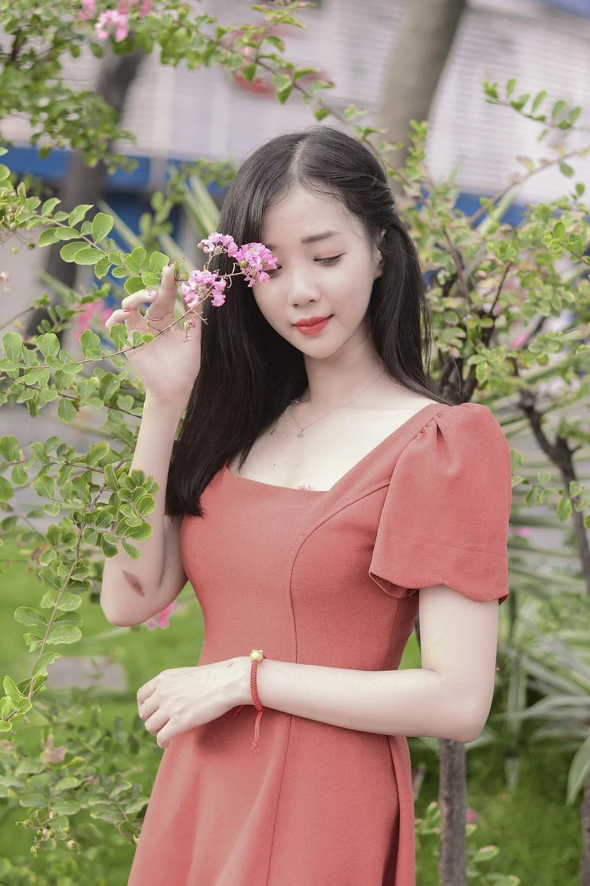 女の子、ポートレート、屋外、ライフスタイル