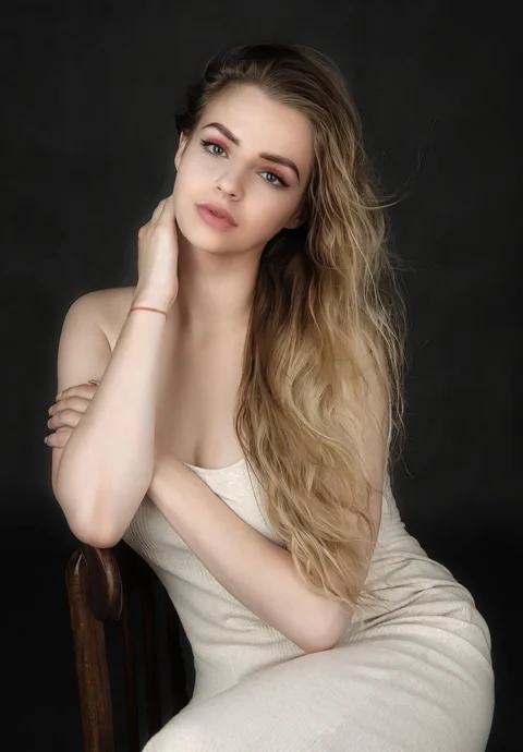 woman, young, model, meeting