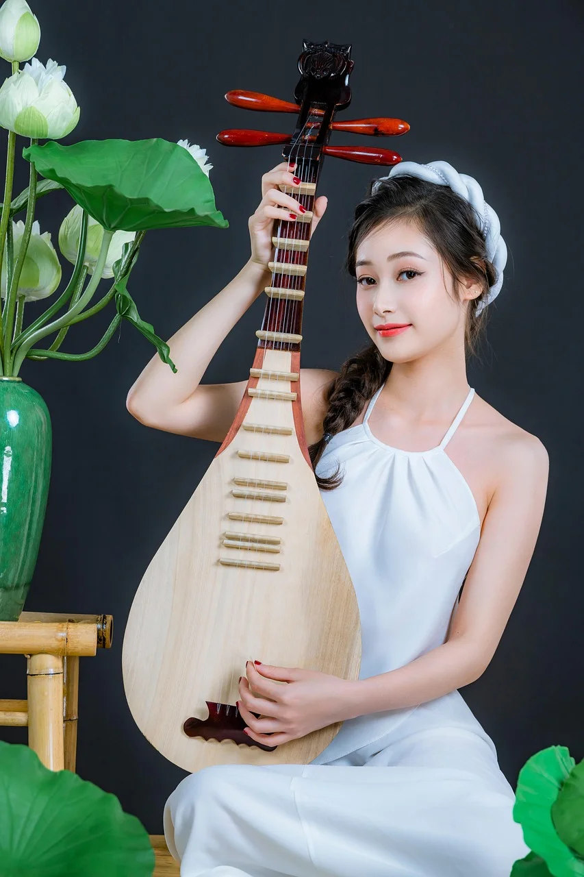 女子，模特，肖像，姿势