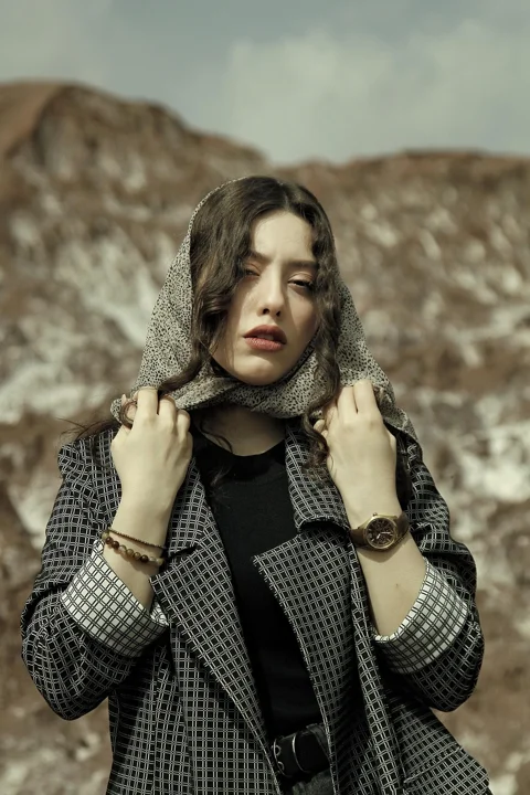 woman, fashion, outdoors, portrait
