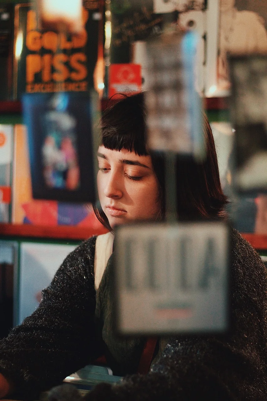 人々, 女性, ポートレート, 店