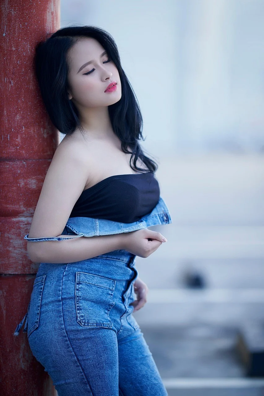 女性、モデル、ポートレート、ポーズ