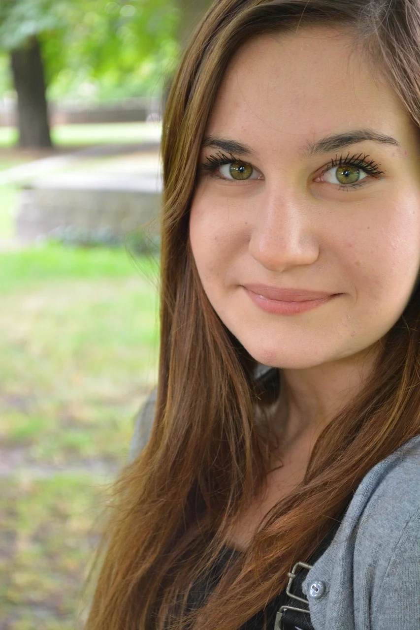girl, pretty, portrait, shine