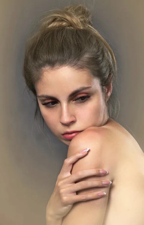 woman, model, portrait, pose