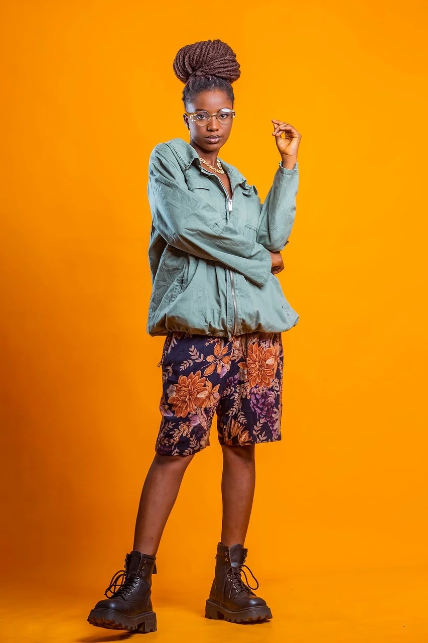 portrait photography, studio portrait, african woman, young woman