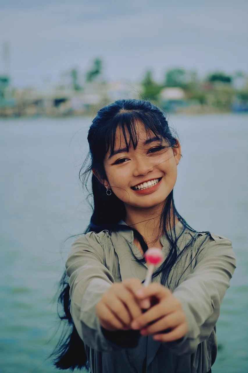 女人、模特、肖像、姿势