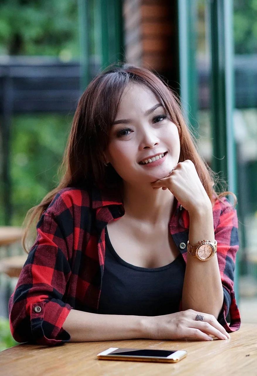 portrait, happy, woman, expression