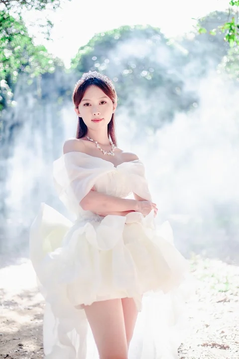 woman, bride, wedding dress, princess