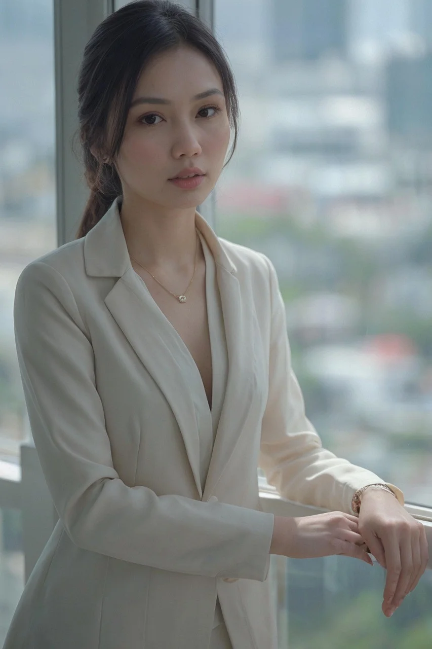 ai generated, woman, office, beauty