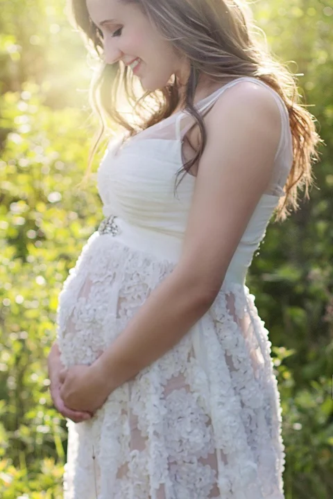 pregnant, woman, mother, portrait