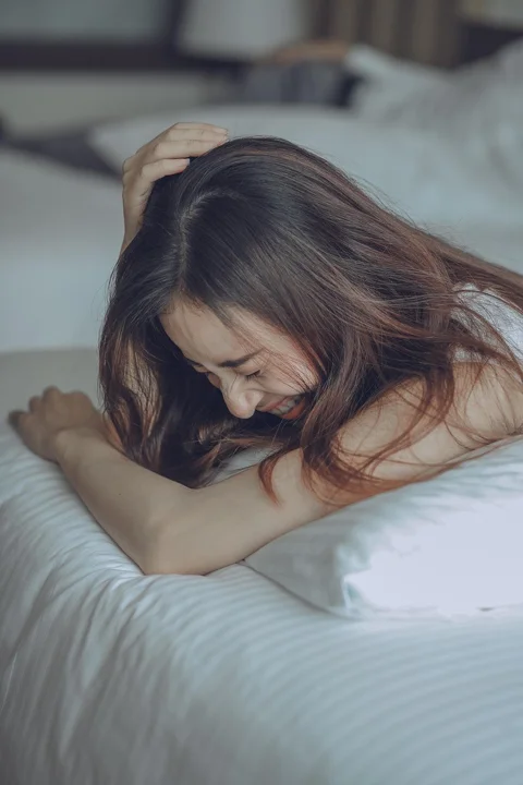 女性、模特、肖像、姿势