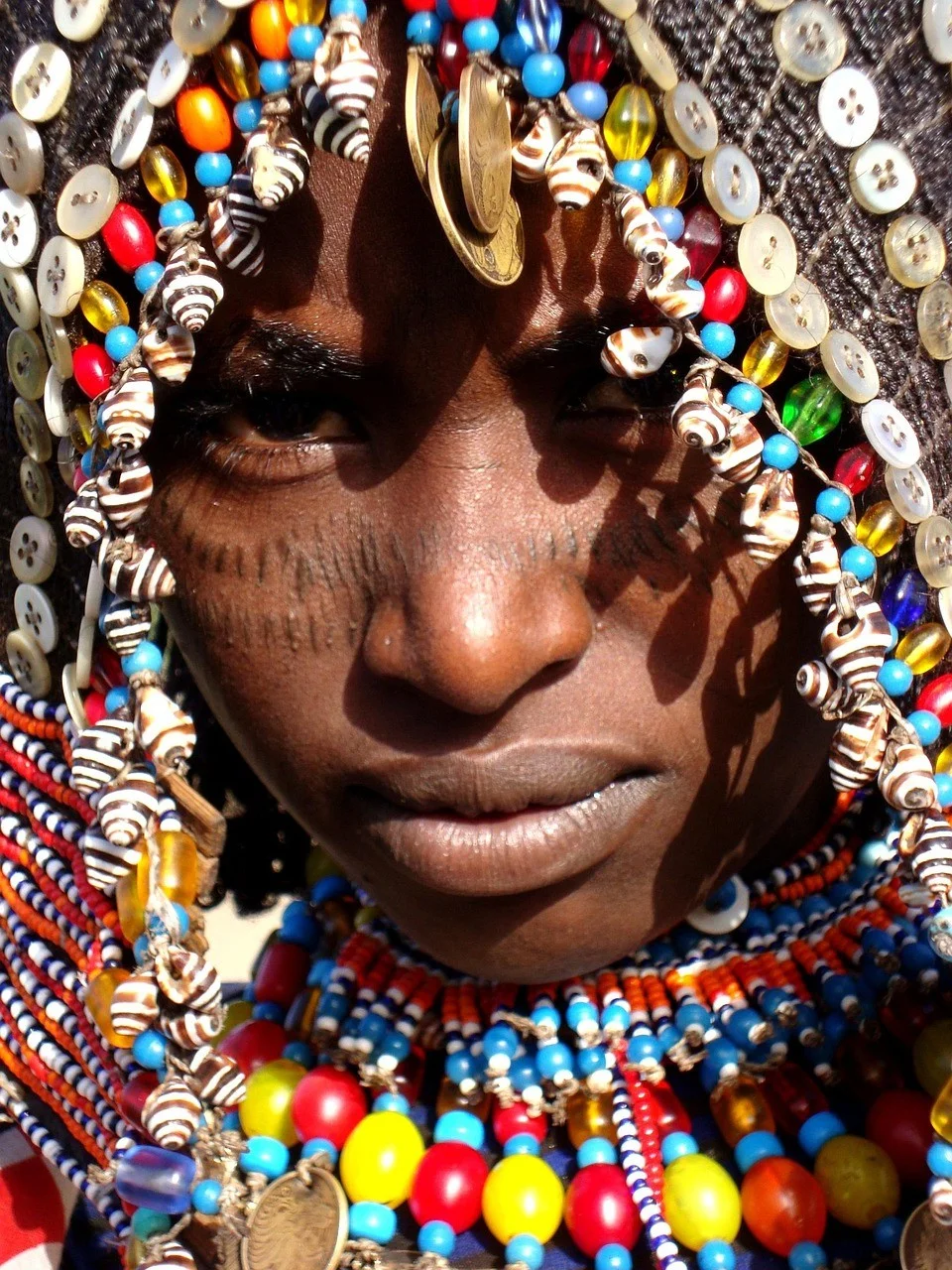 africa, african face, afar tribe, african girl