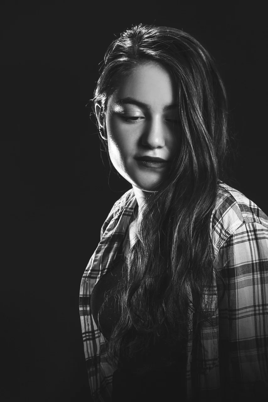 severe, tired, woman, model