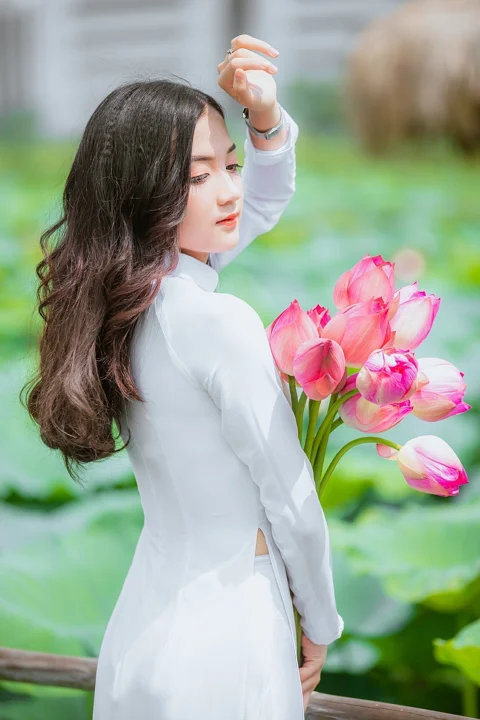 woman, model, portrait, dress