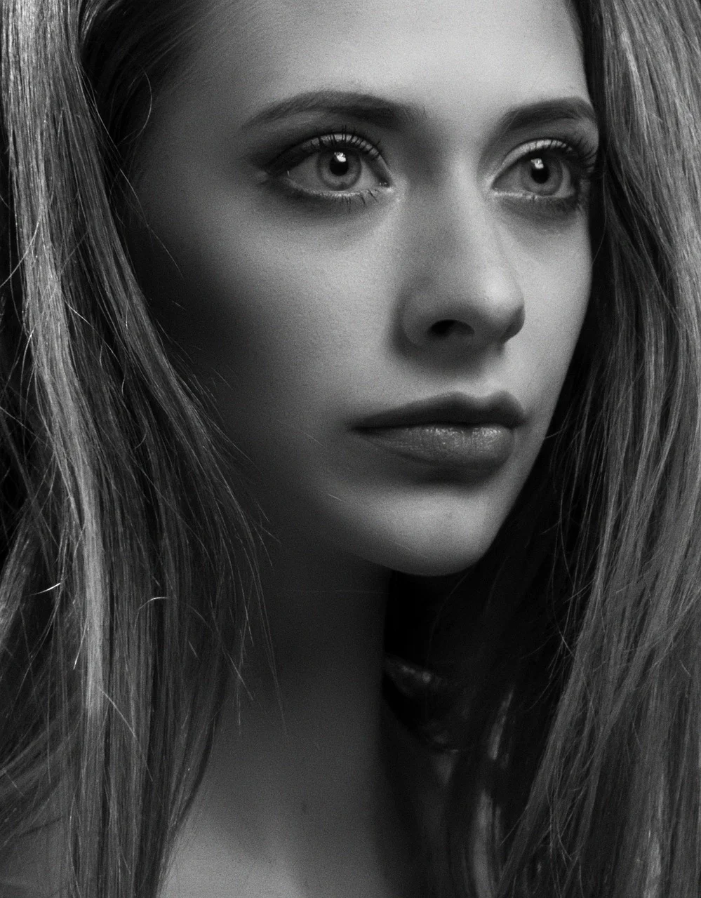 woman, model, face, portrait