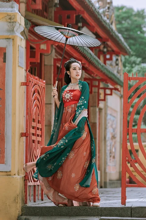 fashion, woman, chinese dress, ancient