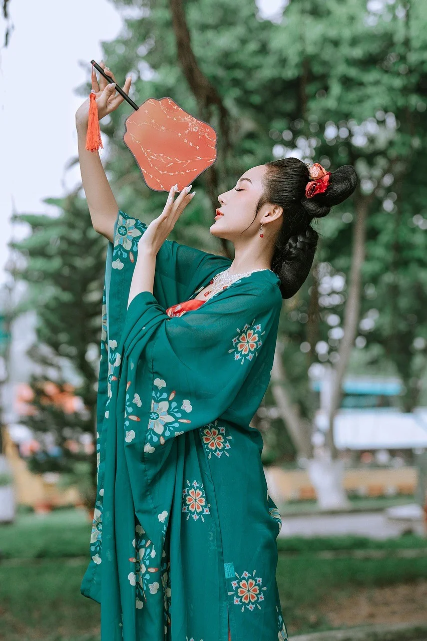 时尚，女子，中式服装，古装