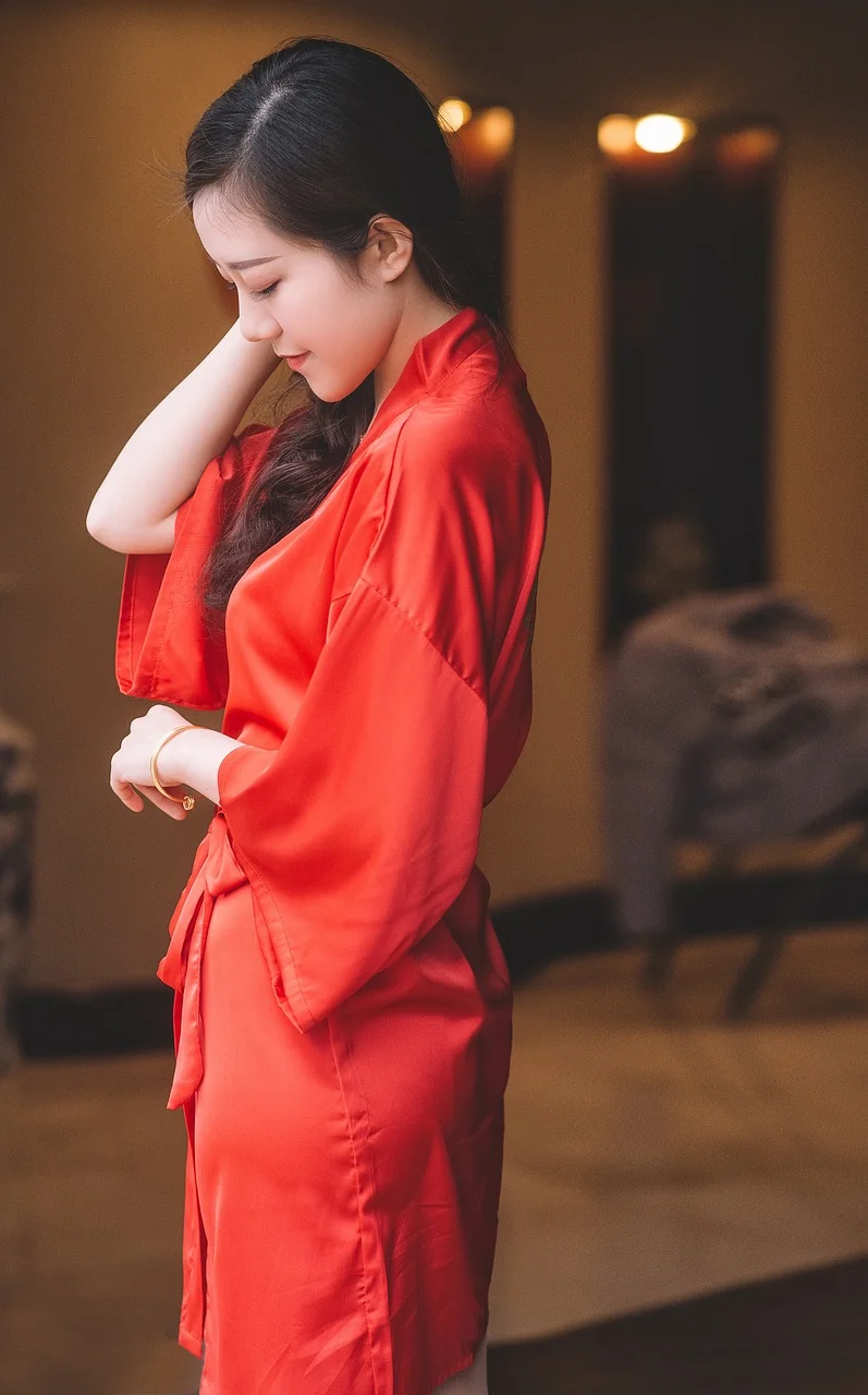 模特、亚洲人、女人、女孩