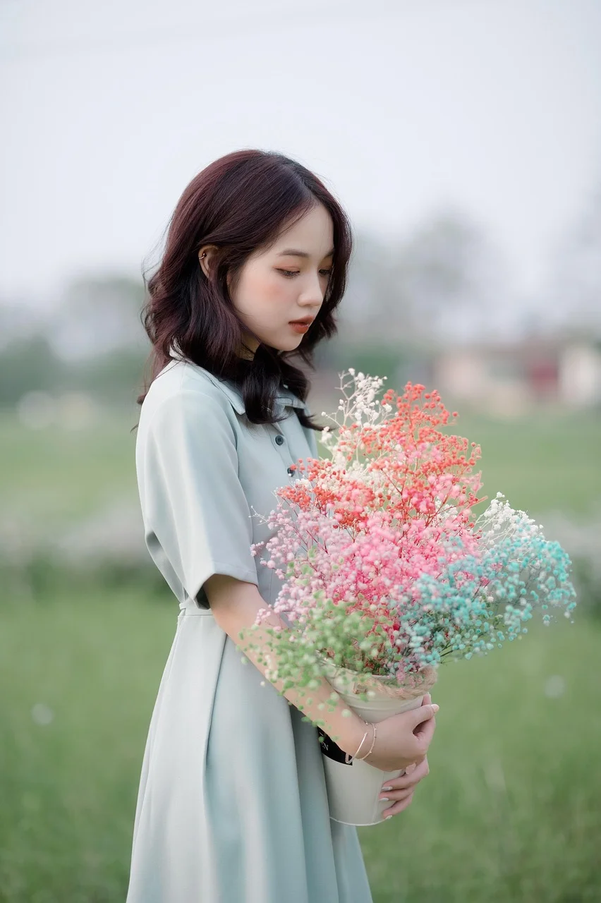 beauty, model, pose, female