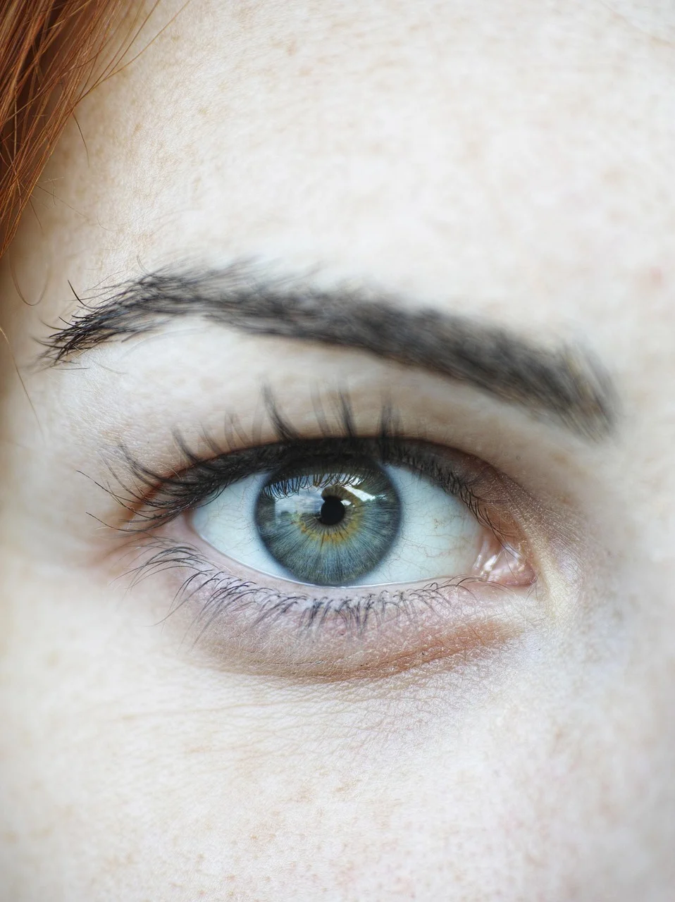 blue, eyelash, eyebrow, woman