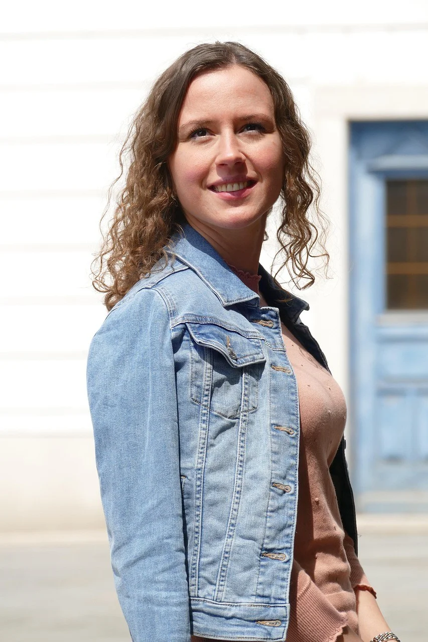 woman, face, smile, happy