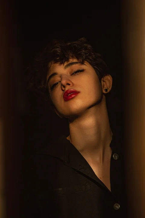 여성, 얼굴, 모델, 빛