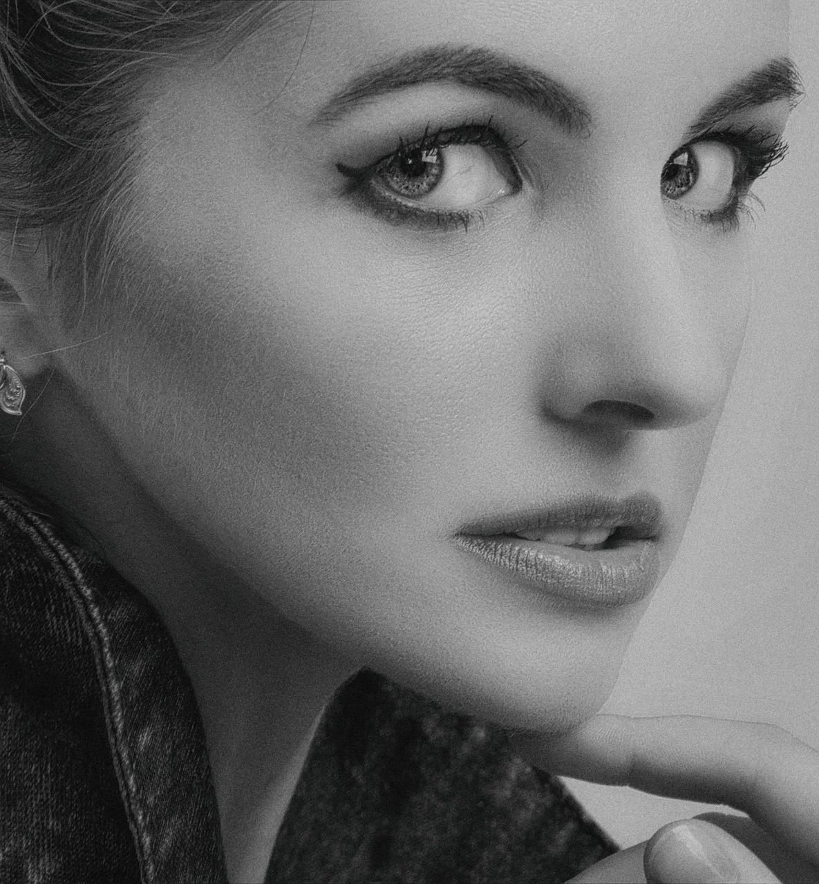woman, makeup, portrait, beautiful