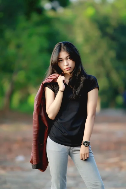 model, woman, portrait, out door