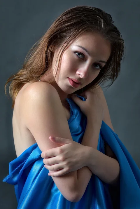 girl, woman, profile, portrait