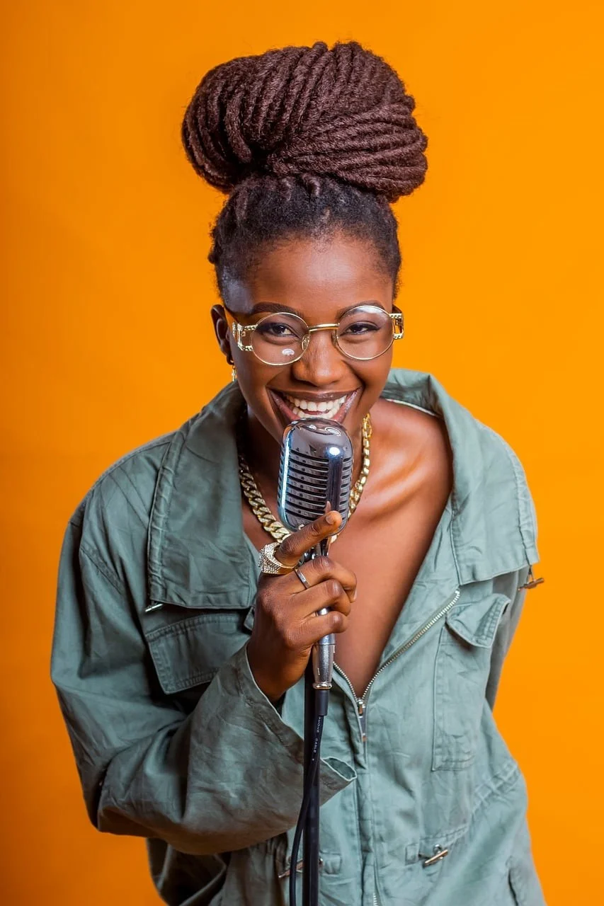 portrait photography, studio portrait, african woman, young woman