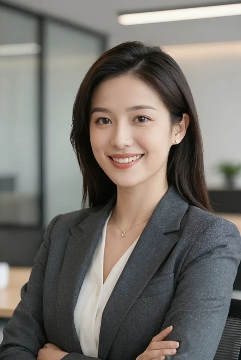 人像、女人、女性、微笑