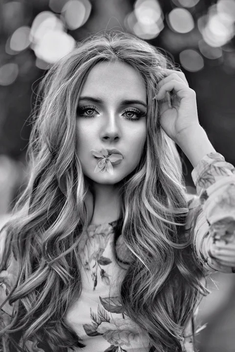 woman, beauty, fear, face