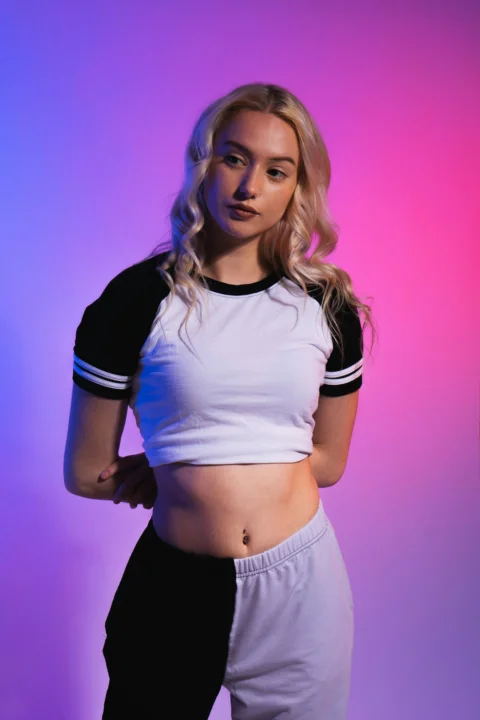 a woman posing for a picture