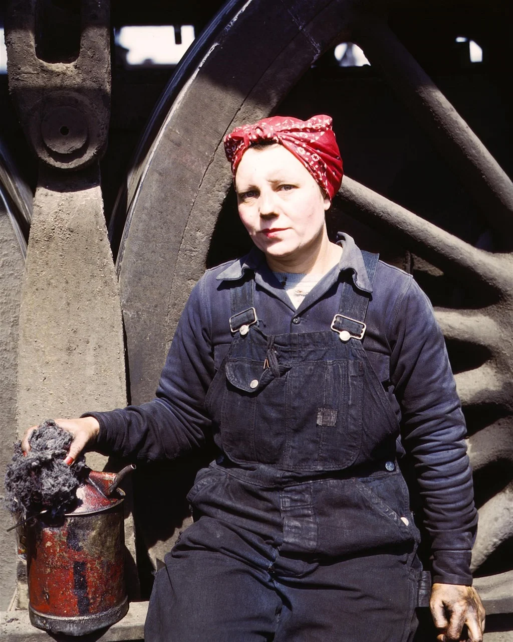 factory, worker, vintage, industrial