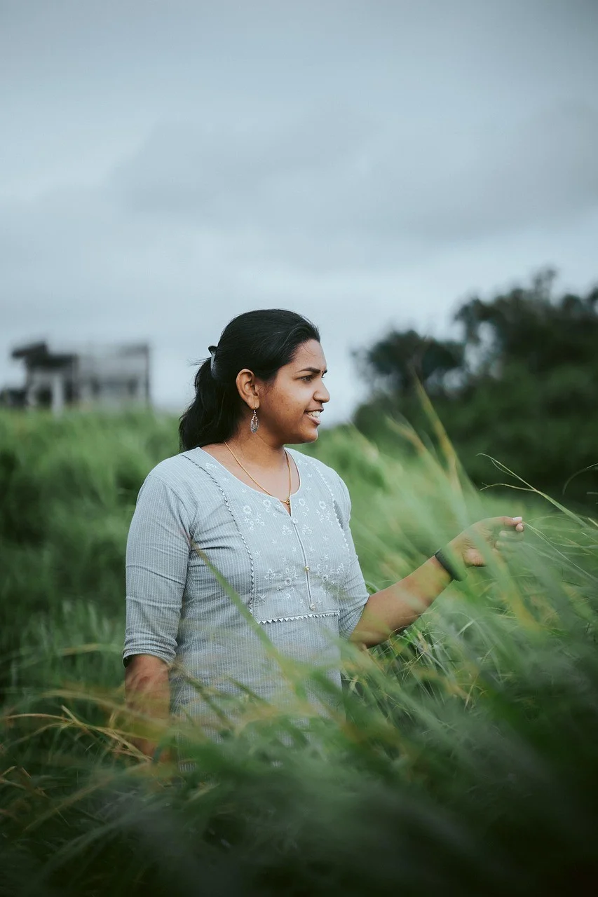 woman, person, outdoor, landscape