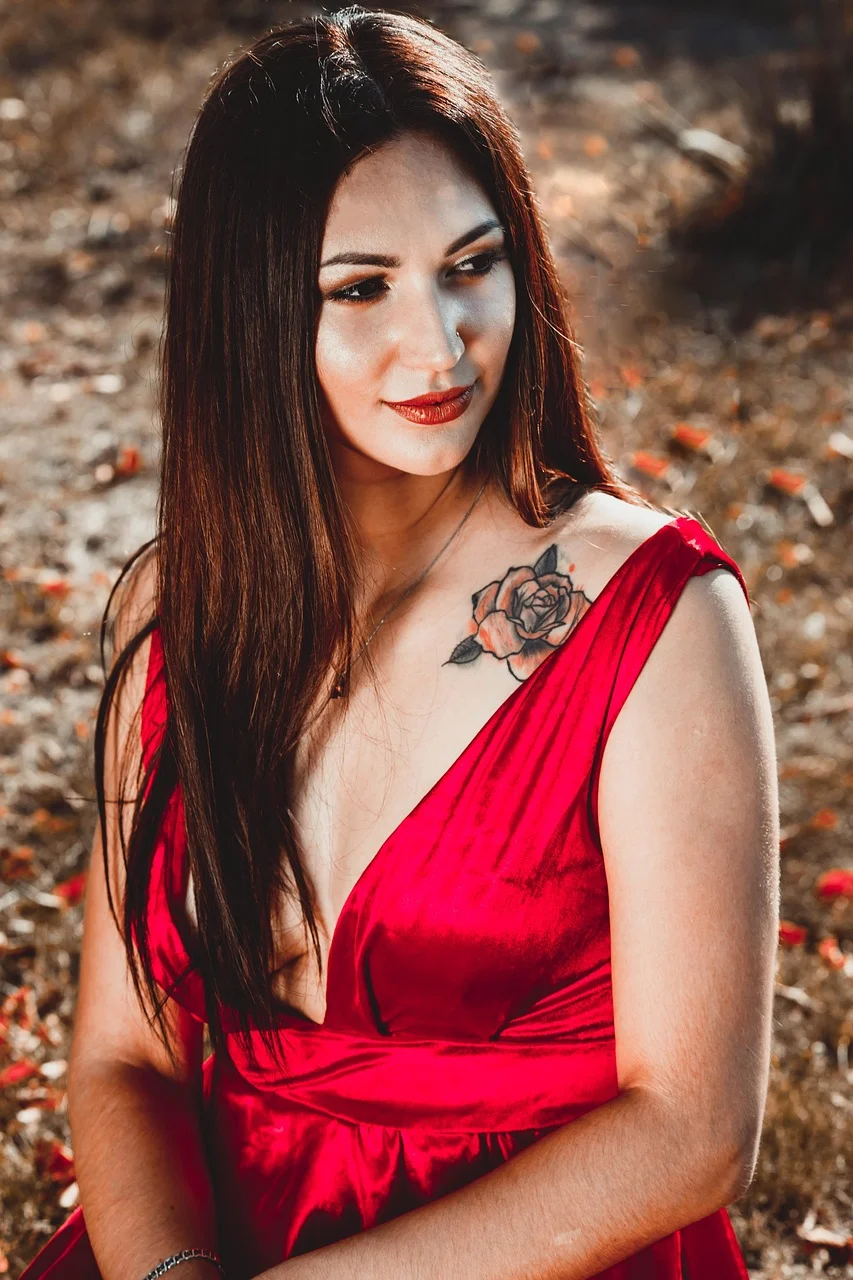 young woman, dress, beauty, model