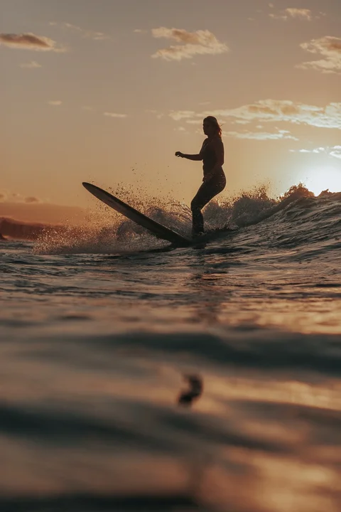 girl, surf, waves, surfer
