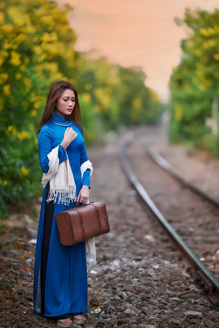 女性, モデル, アジア人, ファッション