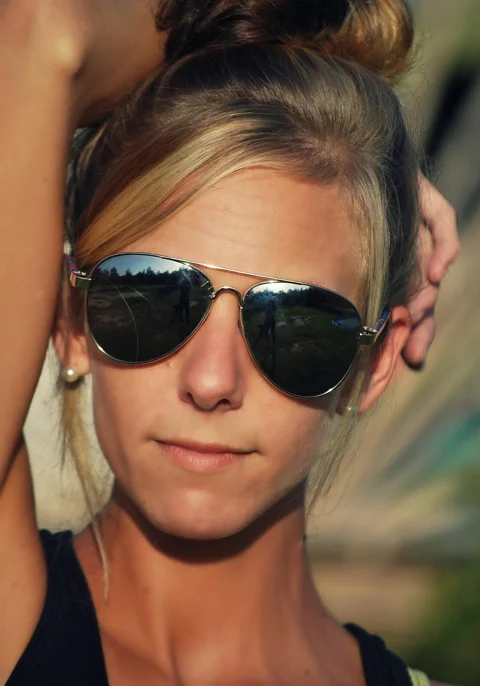 girl, sunglasses, pose, woman