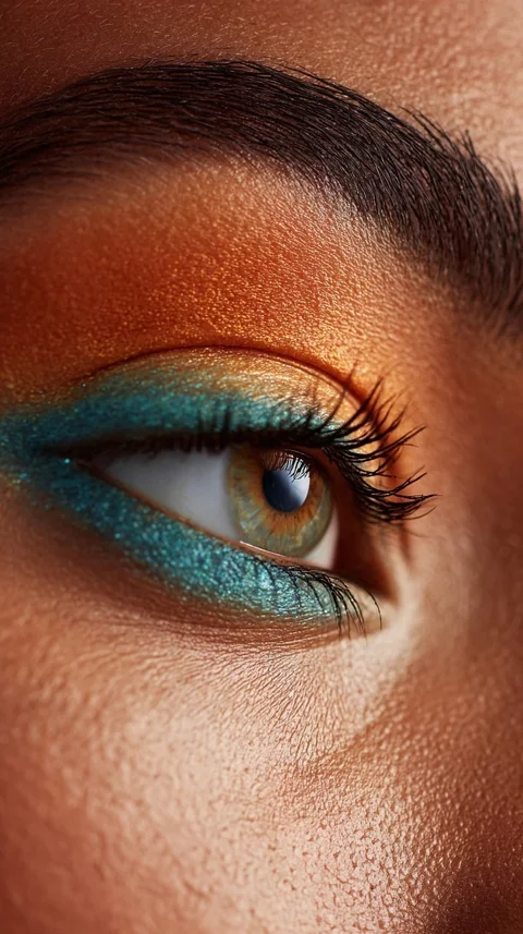 girl, eye, makeup, cosmetics