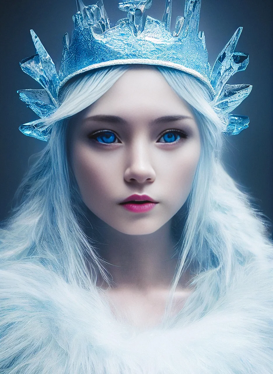 ai generated, ice queen, snow, ice