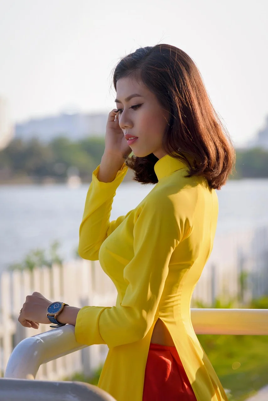 woman, model, posing, outdoors