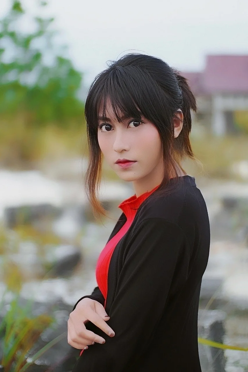 model, woman, girl, out door