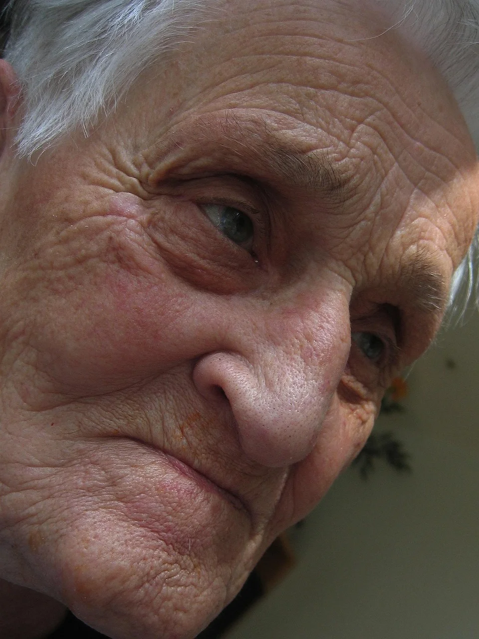 dementia, woman, old, dependent